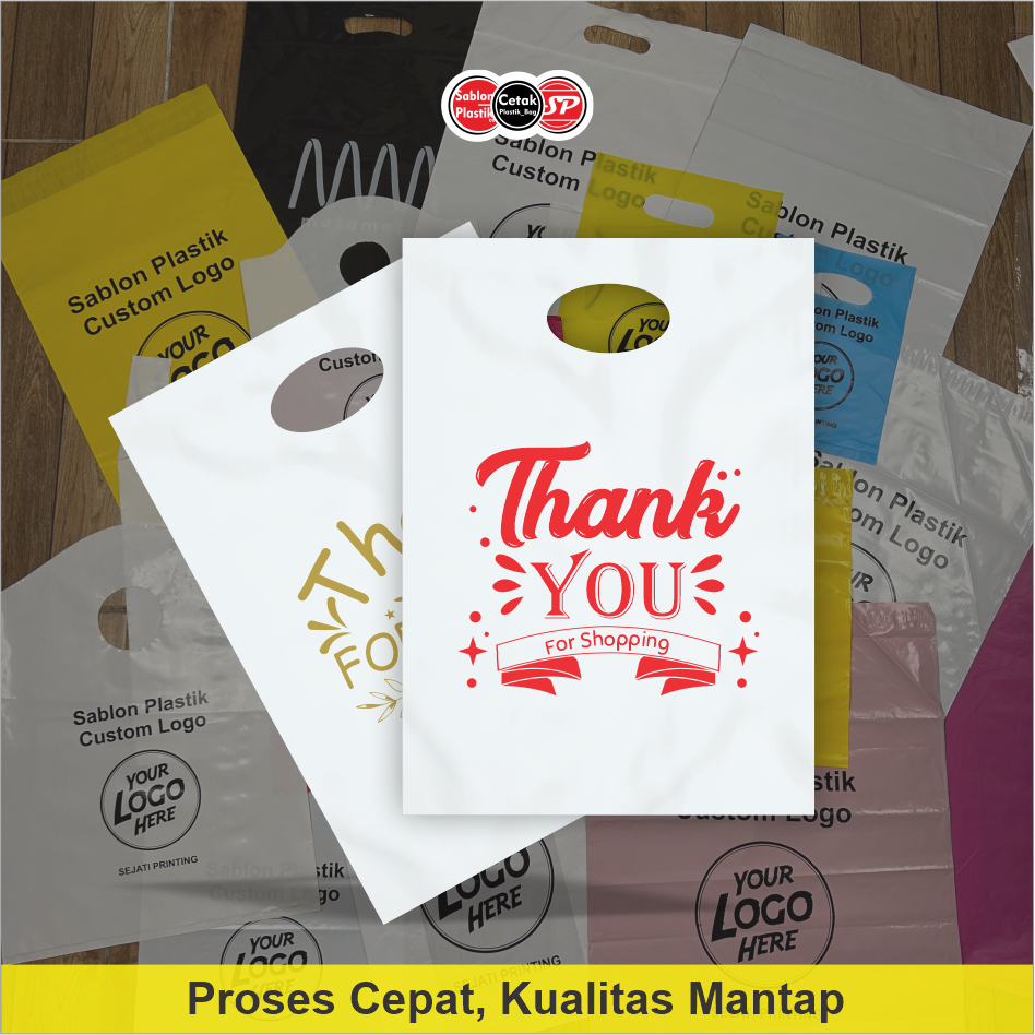 

(Isi 50Pcs Size 20 x 30) Kantong Plastik Motif Thank You | Kantong Plastik Skincare Plastik Hijab Plastik Aksesoris