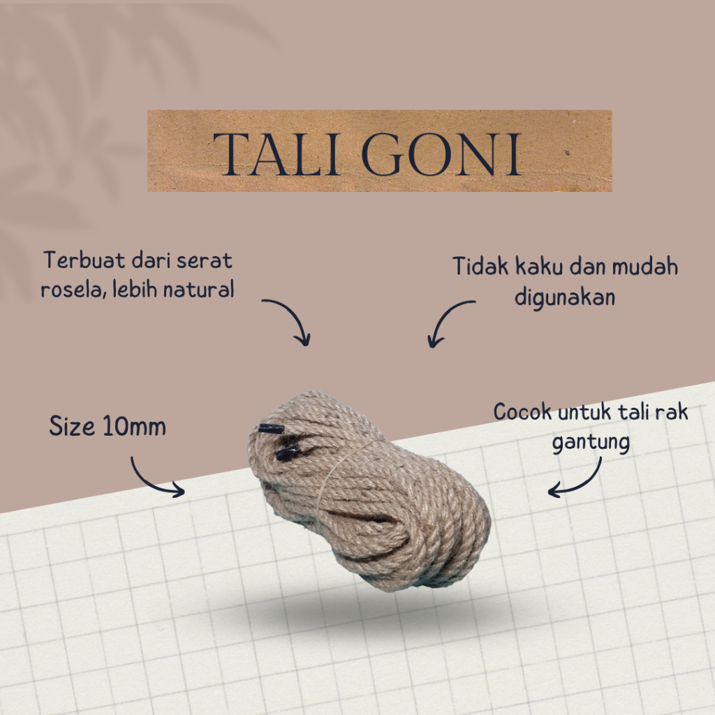 Tali Tambang Goni 10mm 20 meter