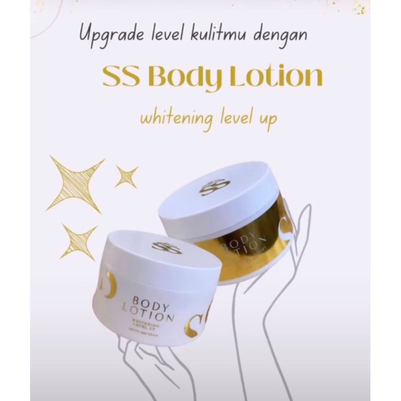 Body Lotion Level up Shella Saukia SSSKIND free mini gold