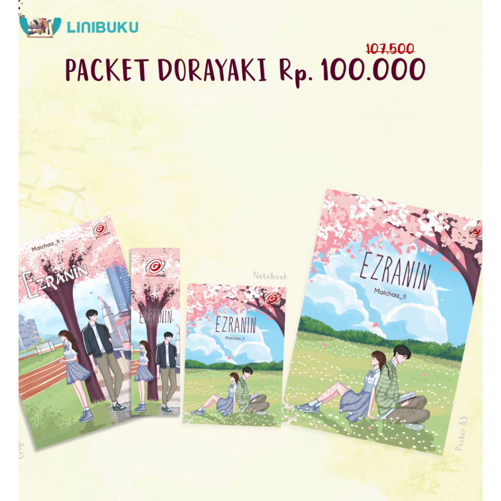 PreOrder Novel Ezranin karya Matchaa_fi terbitan GALAXY