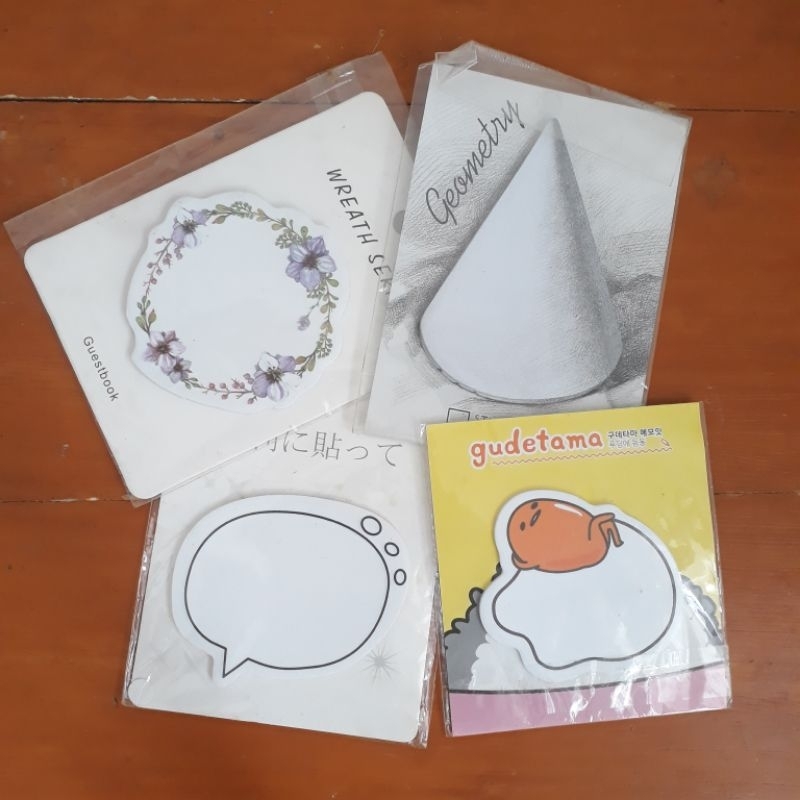 Sticky Notes Motif Lucu Unik