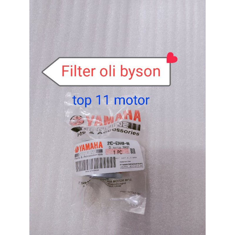Filter oli byson / saringan filter oli byson