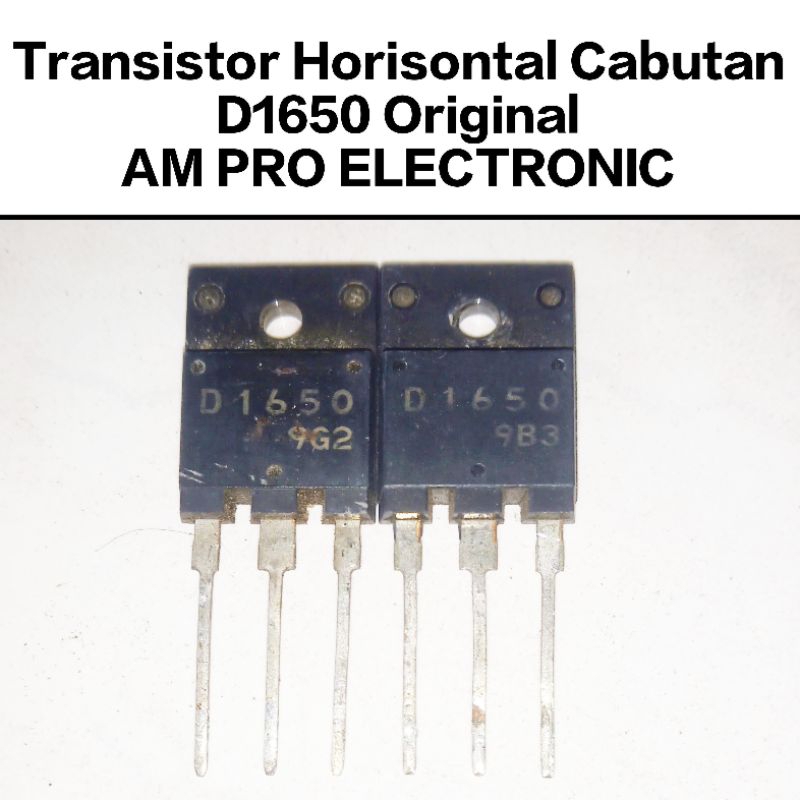 TR D1650 Transistor Horisontal Cabutan Original