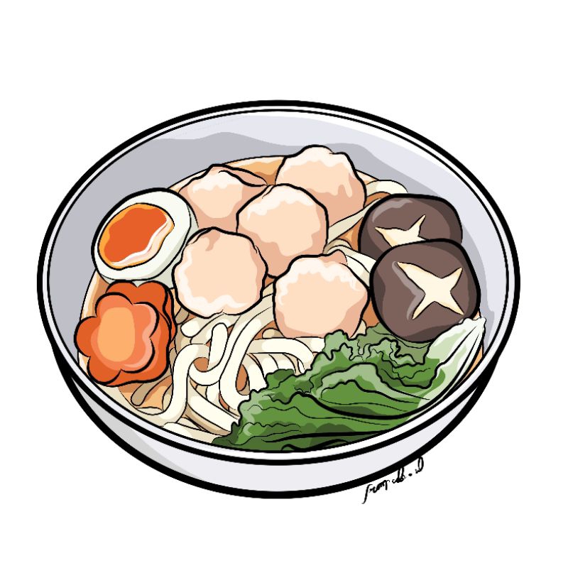 Jasa ilustrasi makanan & minuman (SOFTFILE)