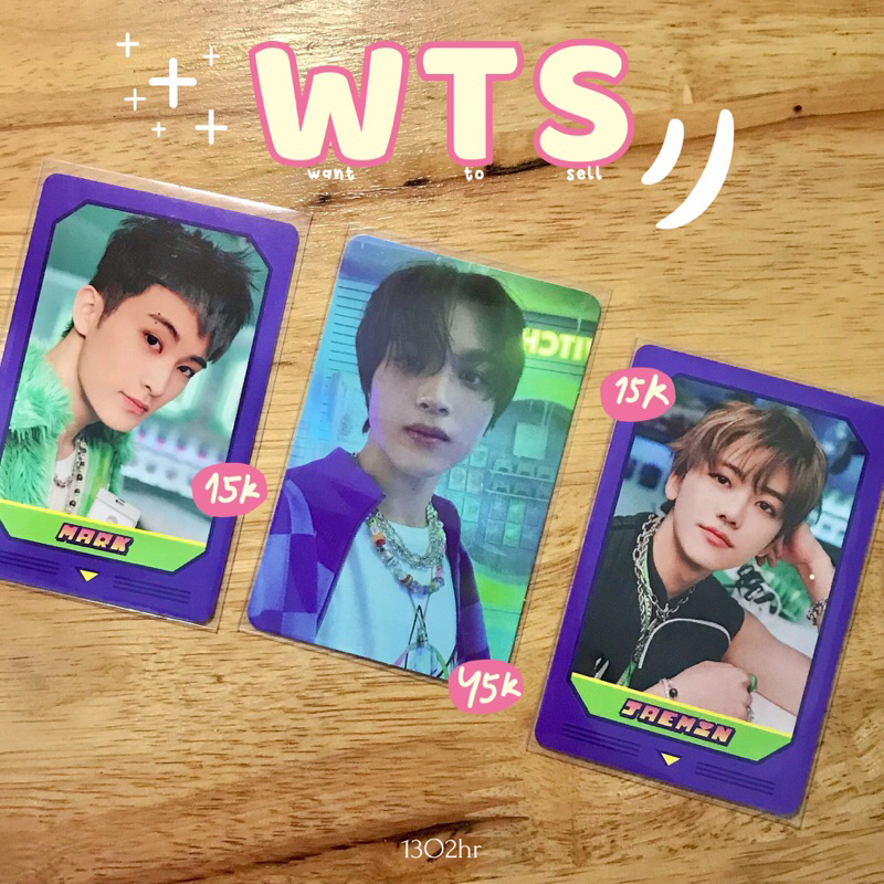 READY pc photocard Jaemin Mark Haechan glitch mode nct dream game card digipack