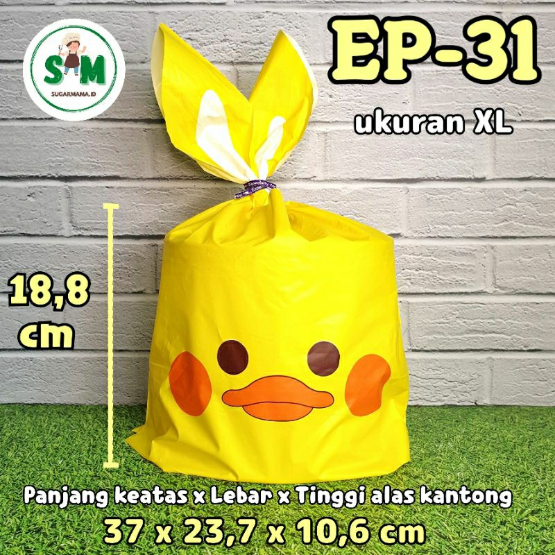 

Plastik ikat Lucu EP 31 XL Kantong Goodiebag Snack Hampers Souvenir