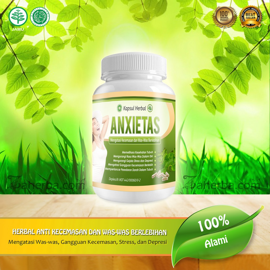 COD - Obat Tenang Anti Stres Depresi Was was Herbal Alami Ampuh BUKTIKAN - Anxietas anxiety disorder