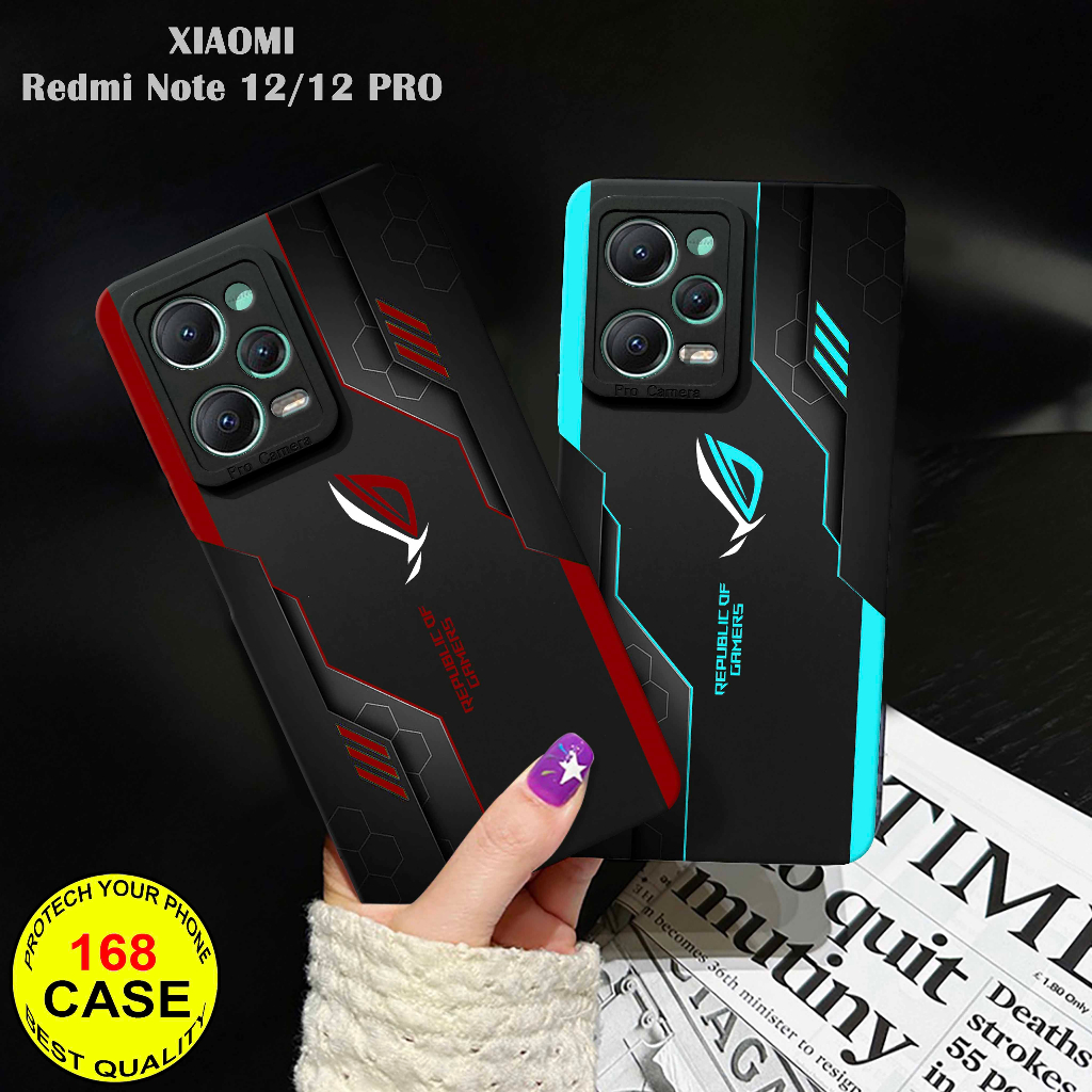 Softcase Pro Camera Xiaomi Redmi Note 12 Pro 5G - Case Xiaomi Redmi Note 12 Pro 5G- Kesing Hp Xiaomi