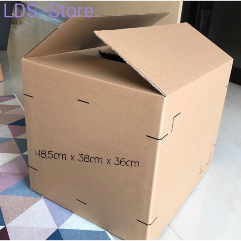 

Kardusbesar uk.48.5 x 38cm x 36cm untuk pindahan packing dll
