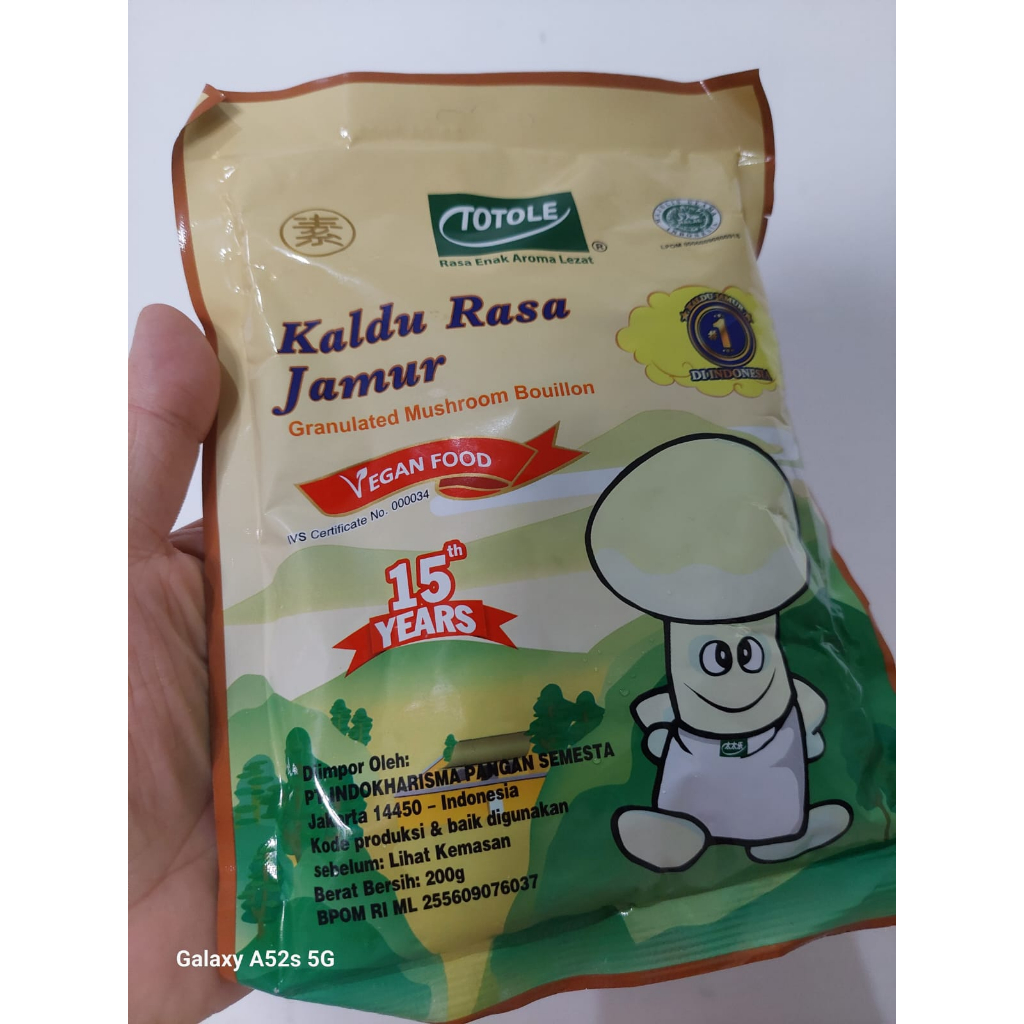 

[oddsolshop] pekanbaru/Totole Kaldu Rasa Jamur 200GR Top Brand Halal Granulated Mushroom Bouillon