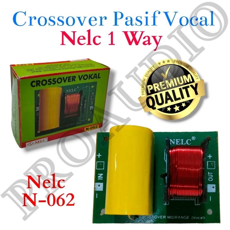 CROSSOVER PASIF VOKAL CROSSOVER VOKAL 1 WAY MIDDLE NELC N-062 ASLI HIJAU