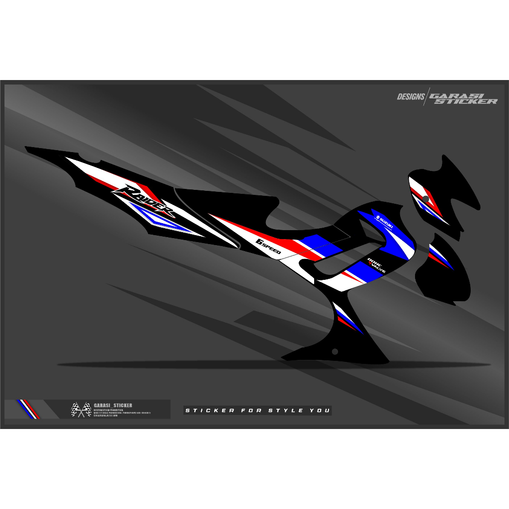Striping/Stiker Satria FU Barong - Satria FU Lama FB-10