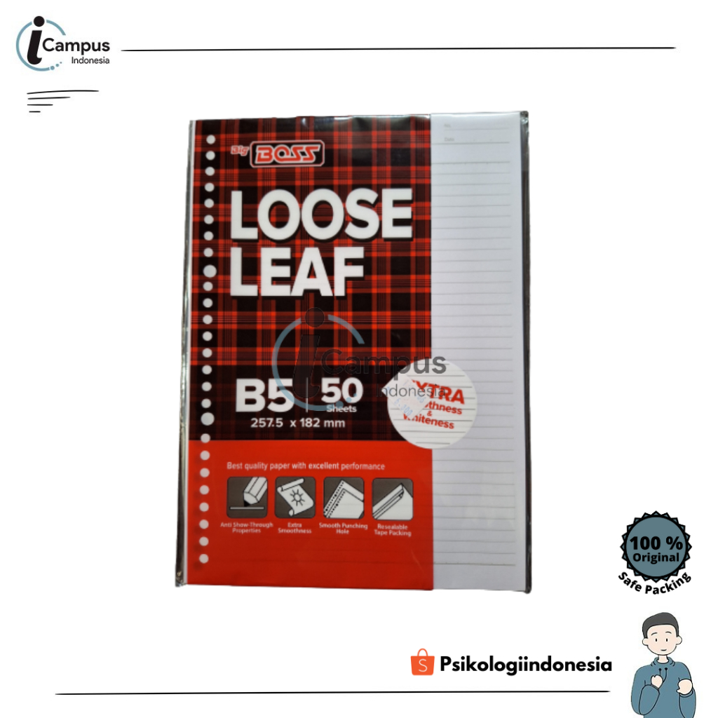 

LOOSE LEAF BIG BOSS GARIS B5 50