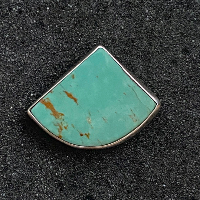 Liontin Perak 1/4 Turquoise Pendant (925 Silver)