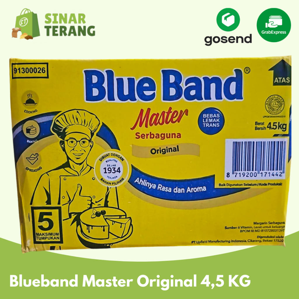 

Blueband Master Original 4.5 Kg GOJEK ONLY