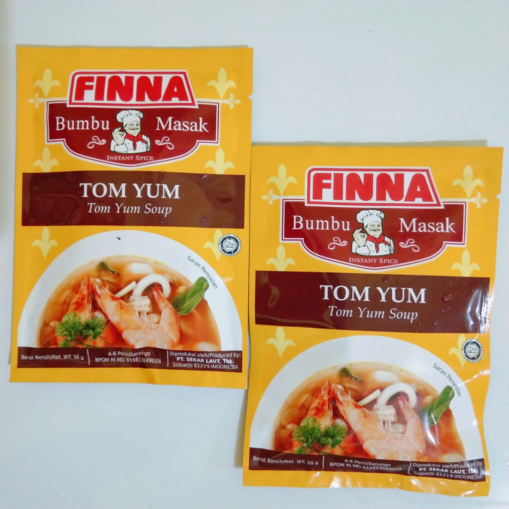 

Finna Tom Yum 50 Gr Termurah Free Bubble Wrap dan Dus Tebal