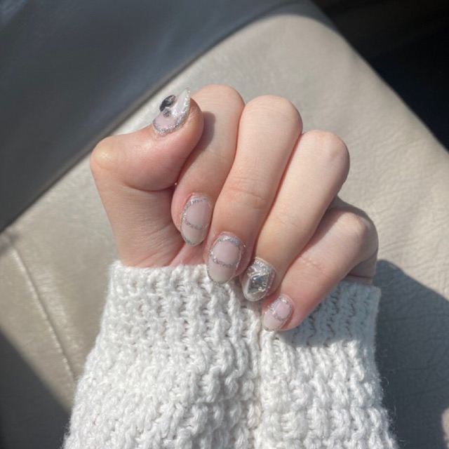 Fancy Swarovski Nails | Kuku Palsu | Fake Nails