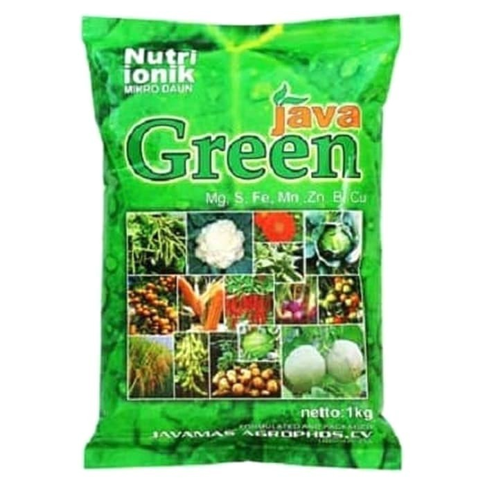 Nutrisi daun pupuk micro lengkap JavaGreen / Java green / Java gren 1kg pupuk pelengkap npk untuk se