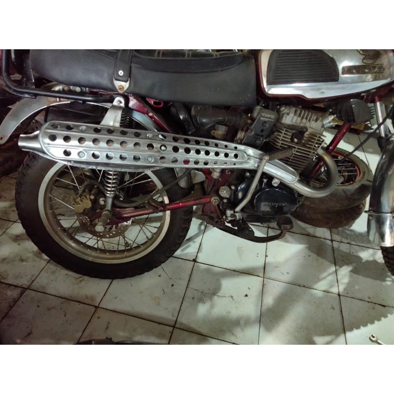 ram cover pelindung panas knalpot model honda cl 100,cl125 MENTAH