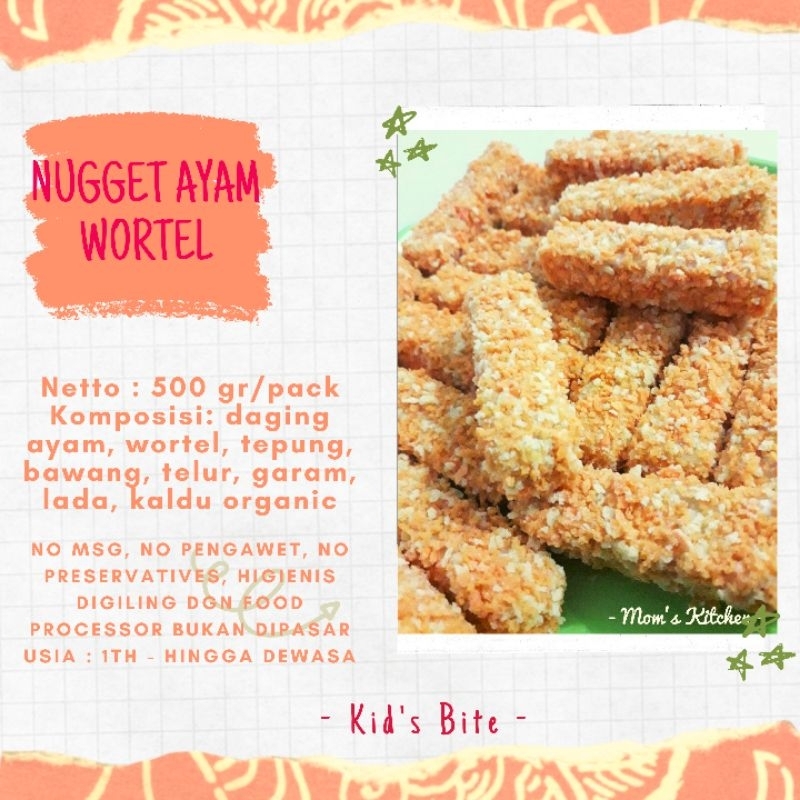 

Nugget Ayam Wortel Homemade