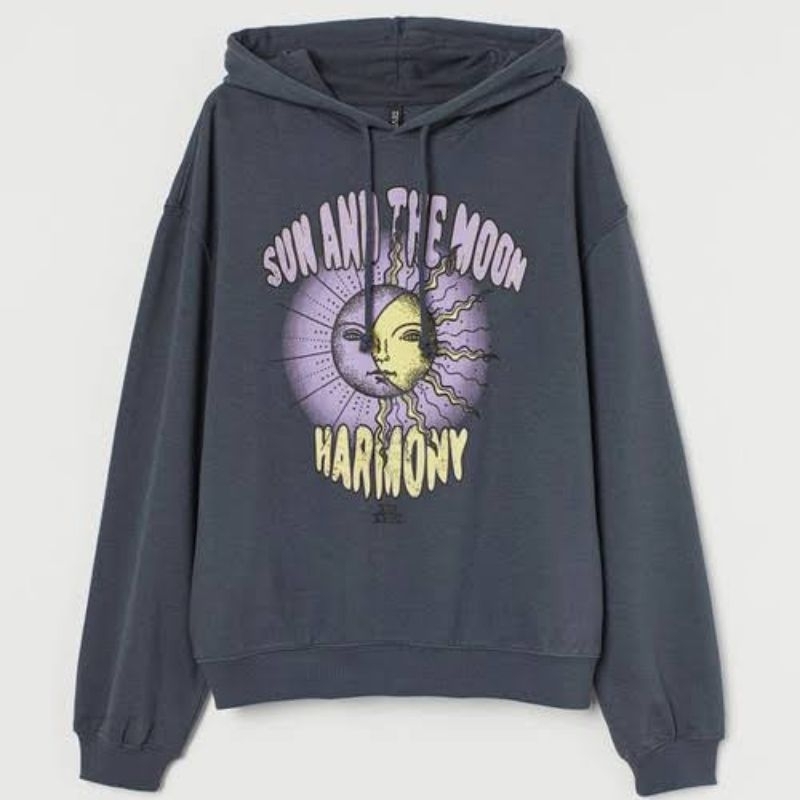Hoodie HnM Divided Sun and The Moon Original Reject Qc