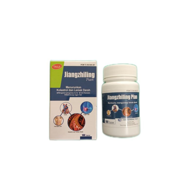 Jiangzhiling Pian- Obat Penurun Kolesterol isi 100 Tablet
