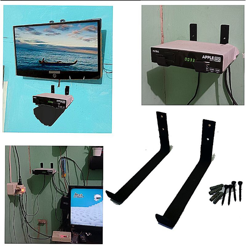 Rak dinding stb tv digital receiver parabola