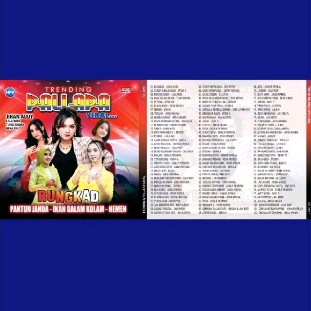 kaset lagu audio MP3 PALAPA trending rungkad
