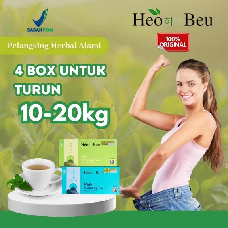 

Teh Diet Pelangsing Herbal Slimming Tea Heo Beu Original BPOM Penurun Berat Badan