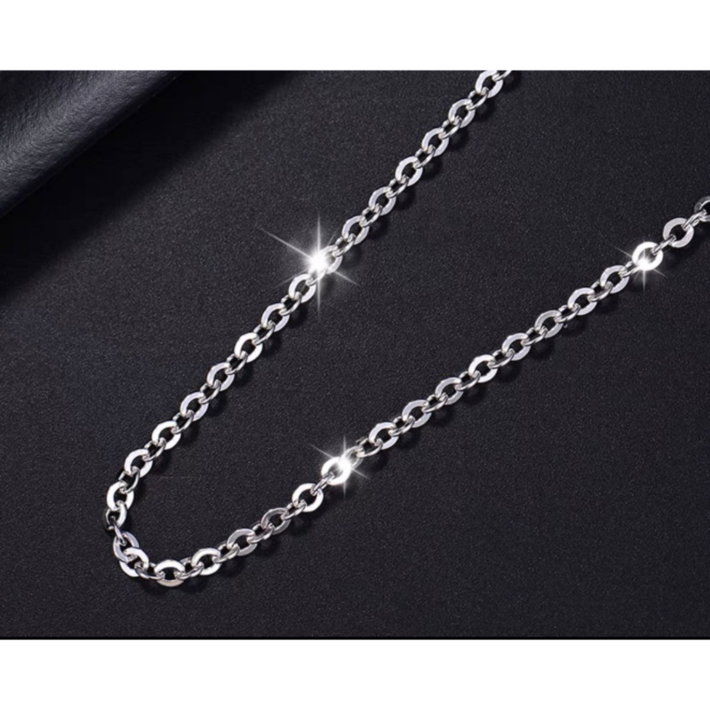 KALUNG TITANIUM PRIA ANTI KARAT/KALUNG RANTAI KECIL/KALUNG STANLEES STELL