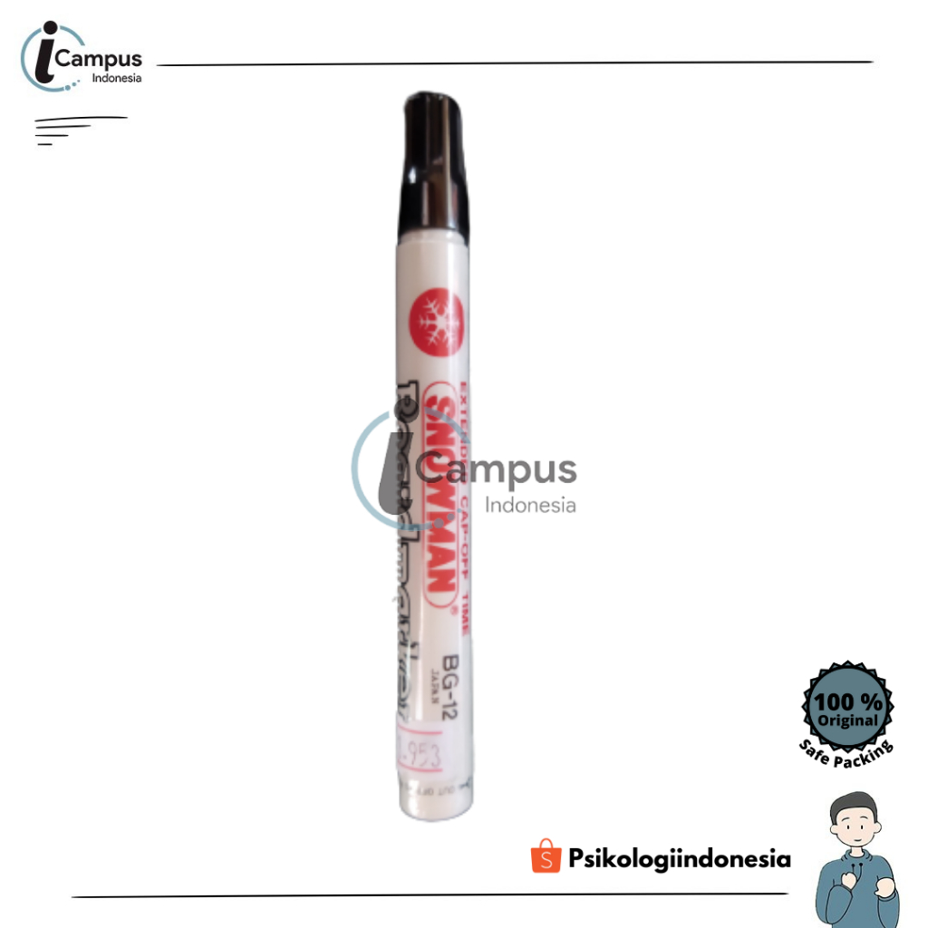 

SPIDOL SNOWMAN WHITEBOARD BG 12 HITAM