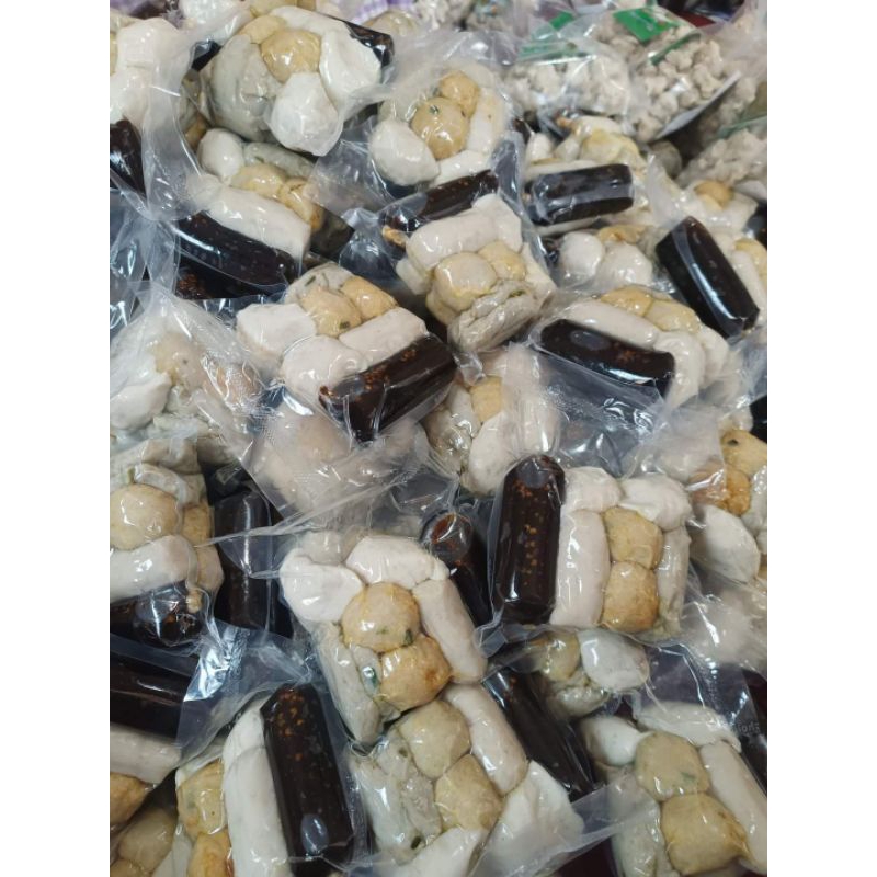 

PEMPEK ASLI PALEMBANG ISI 10 lengkap dengan kuah