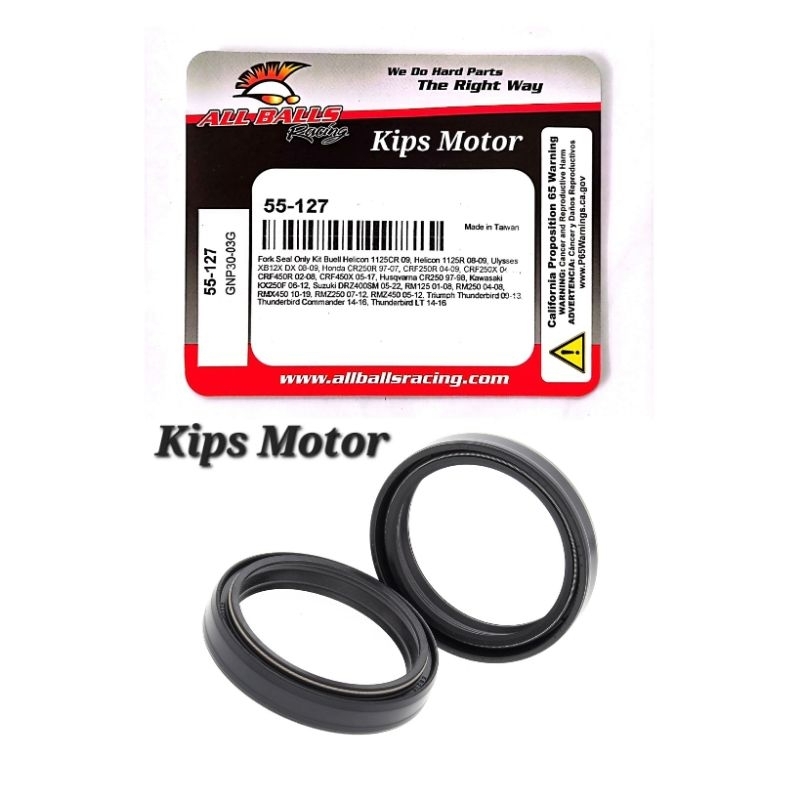 Seal oli shock ukuran 47 mm Suzuki DRZ 400 RM 125 250 RMZ 250 450 RMX 450