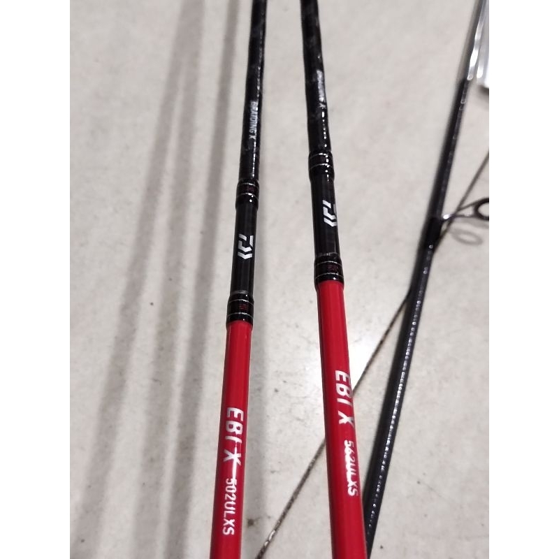 joran pancing daiwa kevlar ebi x 502 atau 562 ulxs 150 cm atau 165 cm carbon