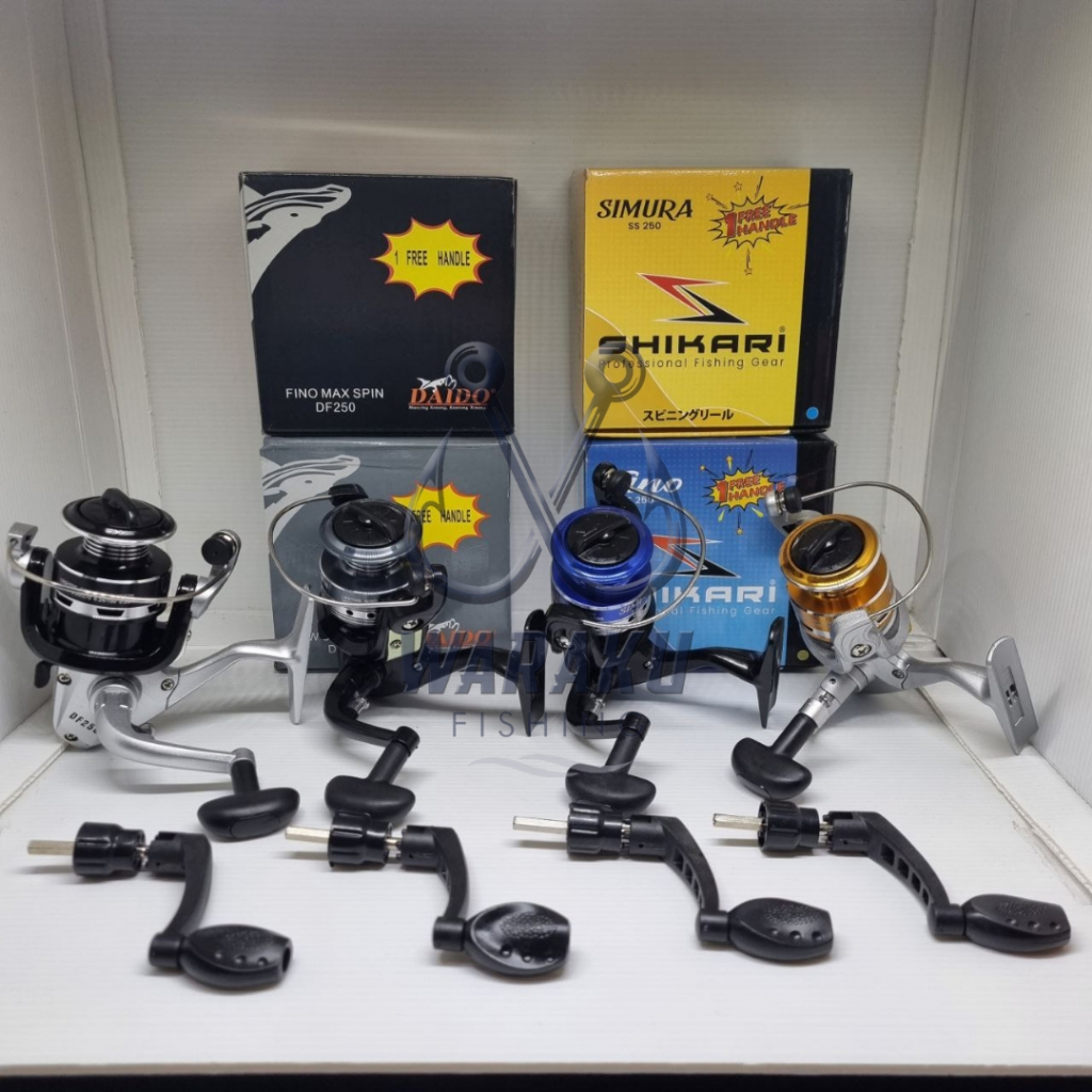 BIG PROMO Reel Pancing DAIDO / SHIKARI Simura DS250 / DAIDO Fino DF250 / UNO BENHARD Ril Udang Murah