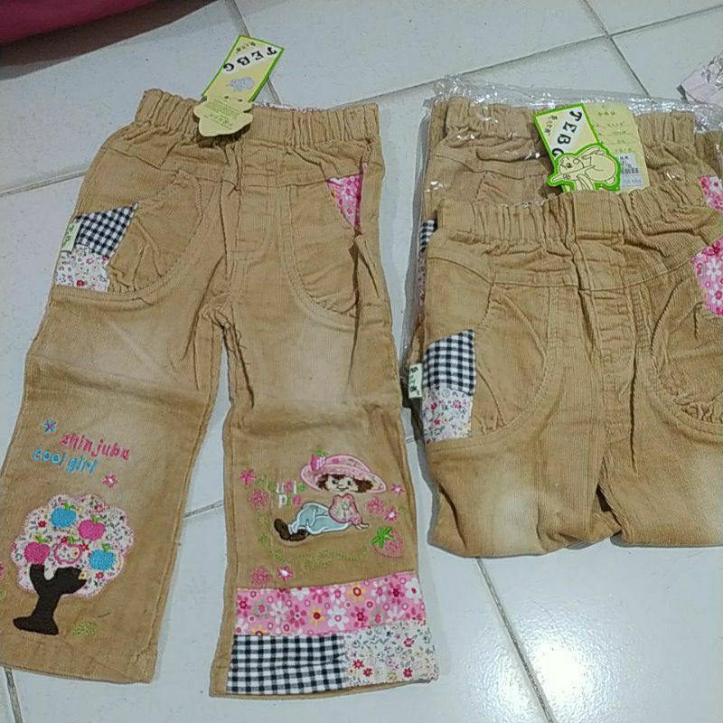 Celana Import Anak cewek 6281 coklat