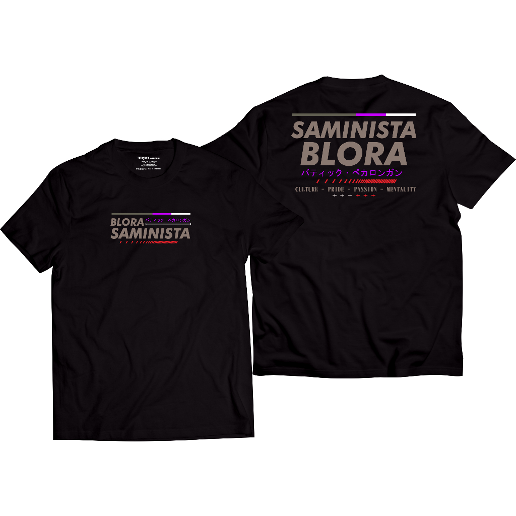 Kaos Saminista Blora Tshirt Blora Samin Culture Passion Pride