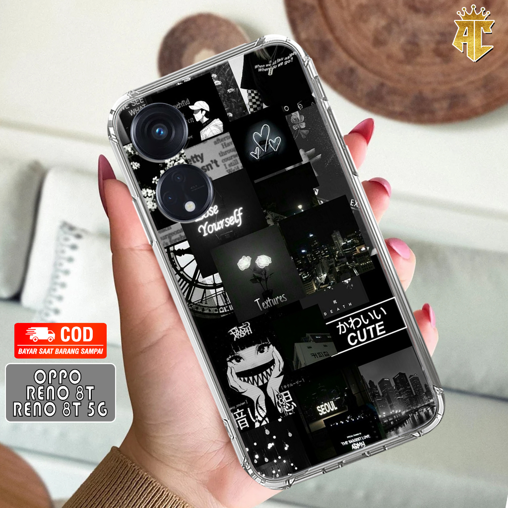 CASE OPPO RENO 8T 4G , RENO 8T 5G - Casing RENO 8T 4G , RENO 8T 5G Terbaru AERO STORE [ MOTIF 05 ] S