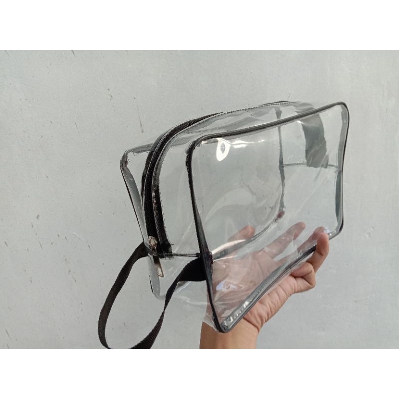 pouch bag tempat peralatan mandi pria wanita pouch kosmetik serbaguna