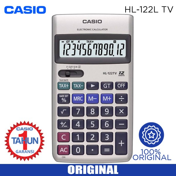 

Casio Calculator HL 122 TV