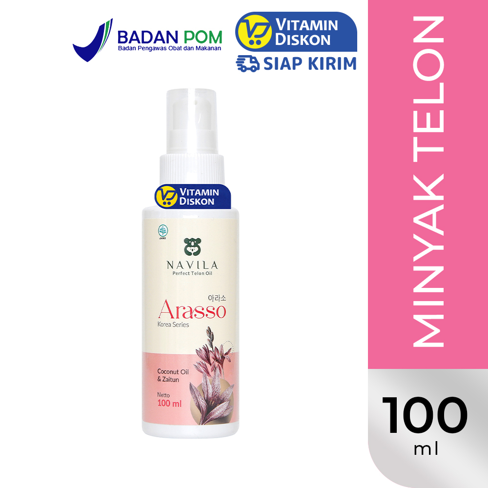 NAVILA MINYAK TELON WANGI ARASSO 100ML | Minyak Telon Asli Korea Pelindung Gigitan Serangga Dan Peng