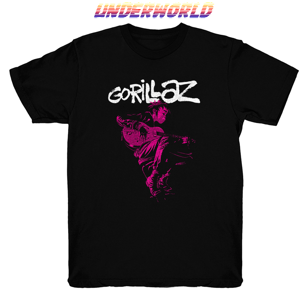 Kaos Tshirt Band GORILLAZ 'GUITAR HERO' Merchandise by UnderWorld