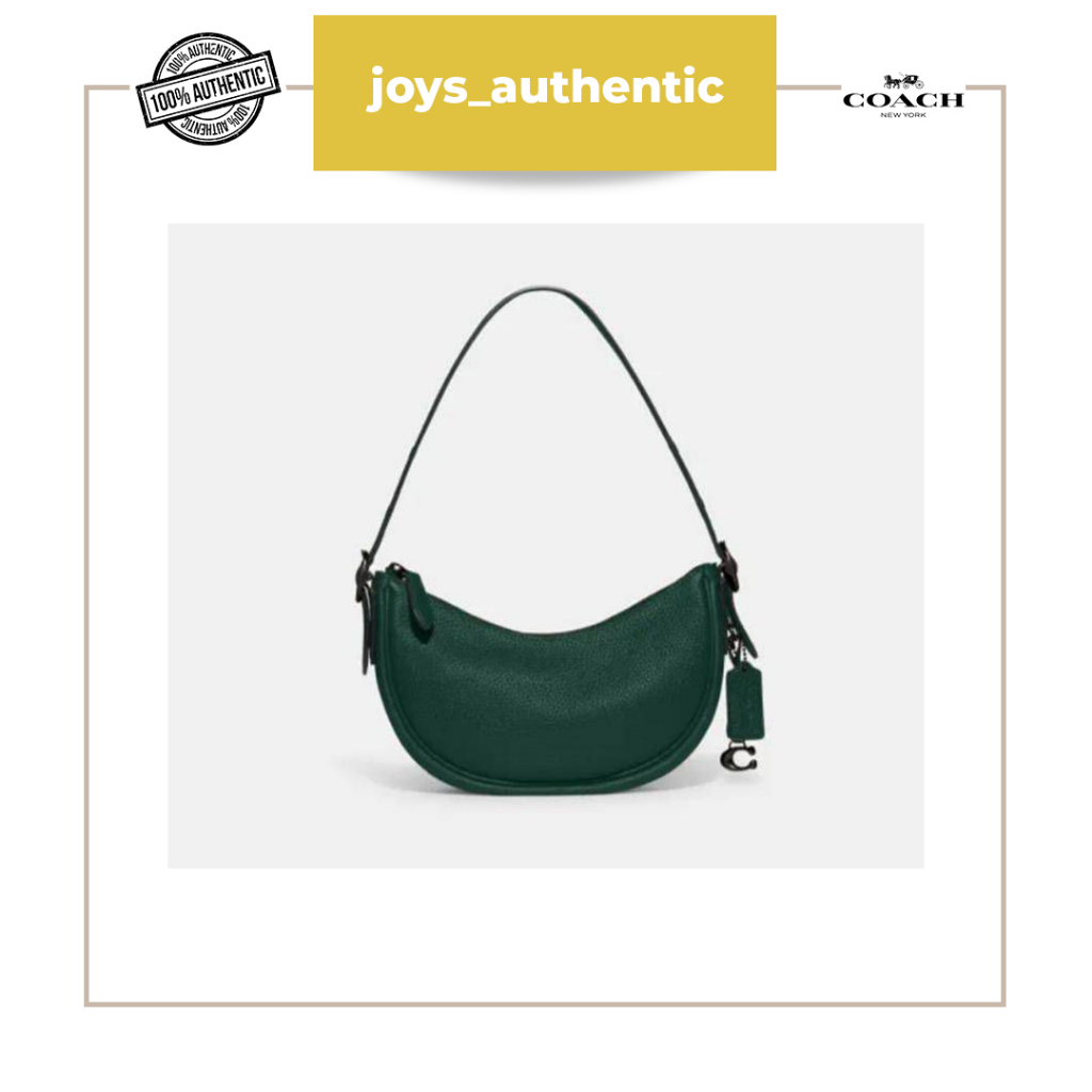 Tas wanita Coach luna crossbody bag hijau forest woman bag authentic original