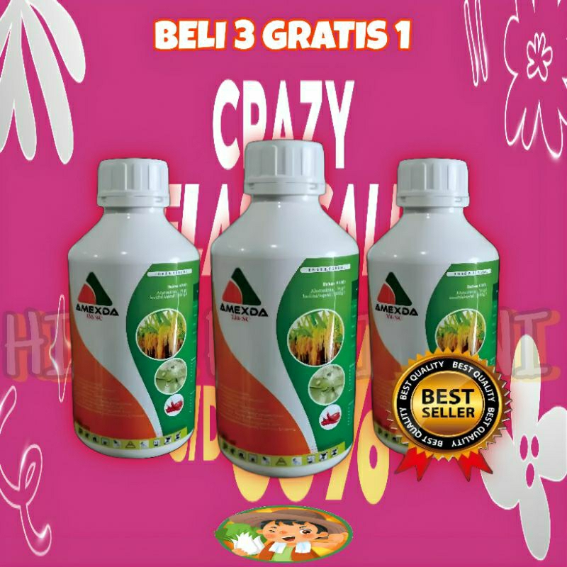 INSEKTISIDA AMEXDA 336SC 1Liter/Bahan Aktif Abamectin,Imidakloropid/Pembasmi Hama Tanaman