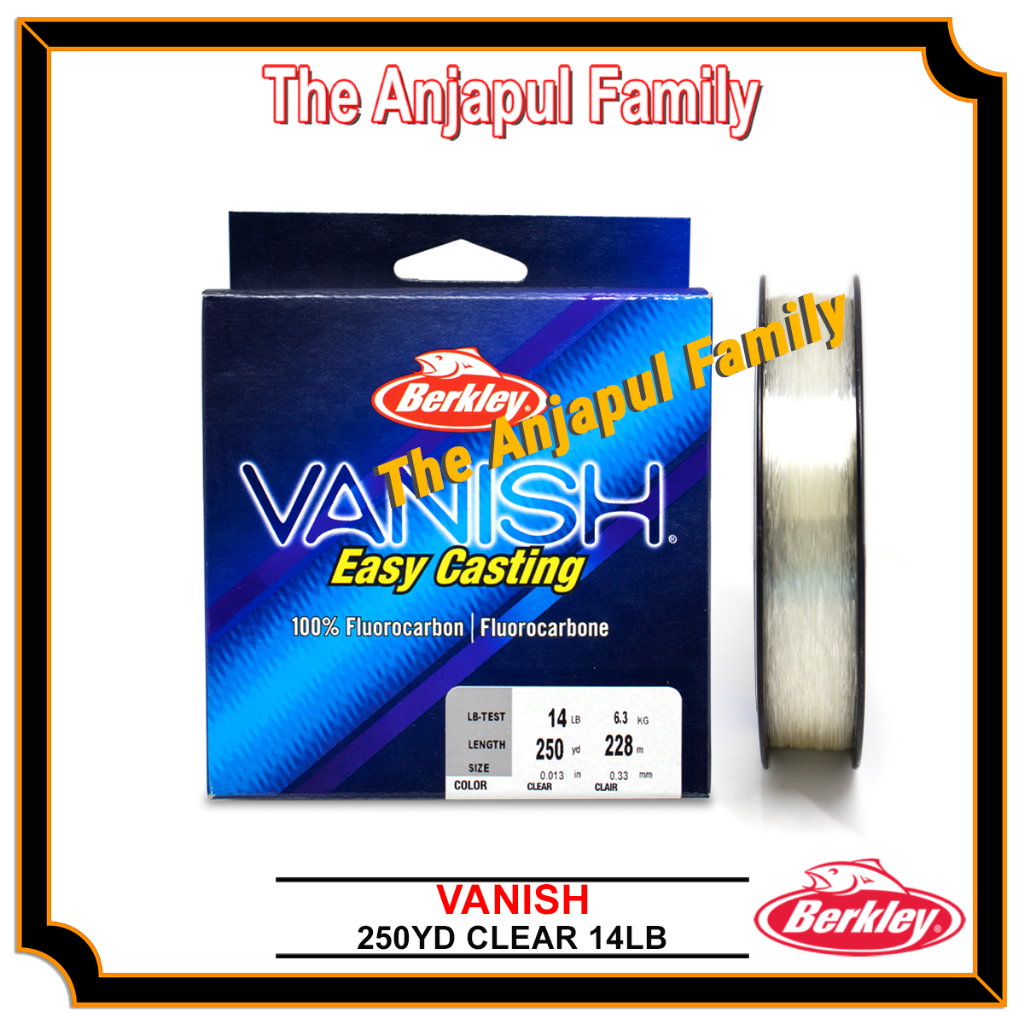 Senar Berkley Vanish Fluorocarbon 250yd