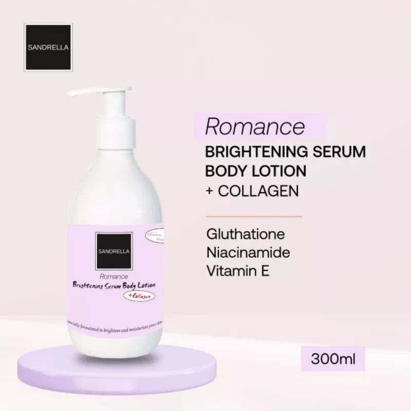 ASEMKA777 - [ ROMANCE ] HANDBODY SANDRELLA + COLLAGEN 300ML