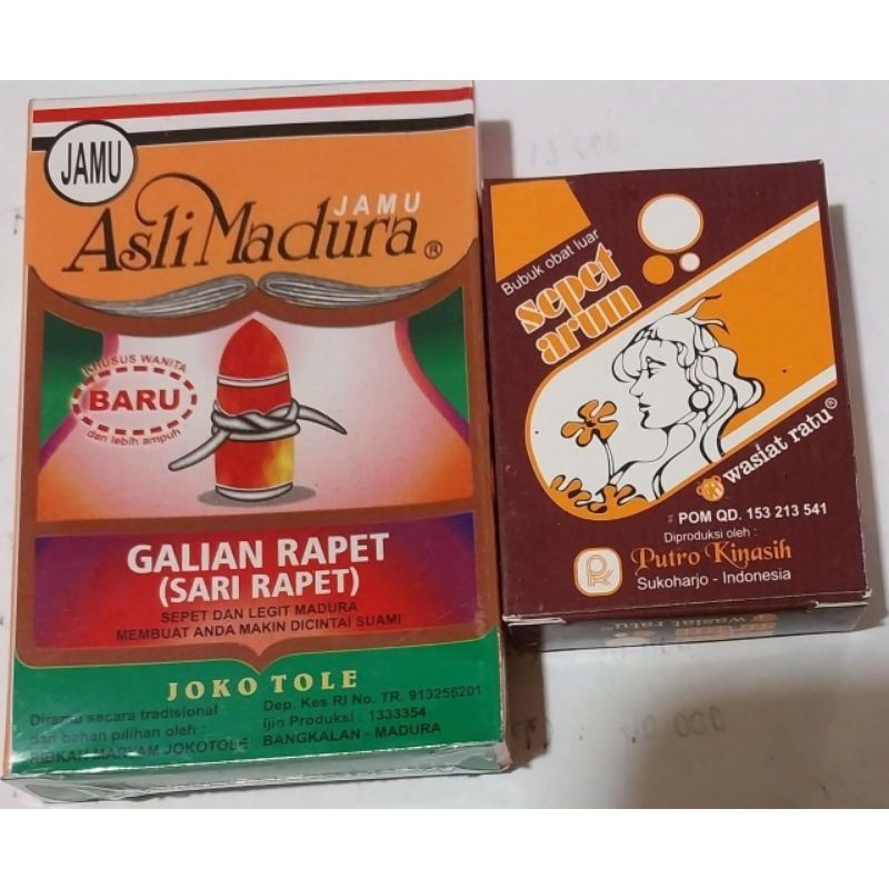 sepaket galian rapet 100 pil & sepet arum 10 shaset serbuk cebok perapat miss v