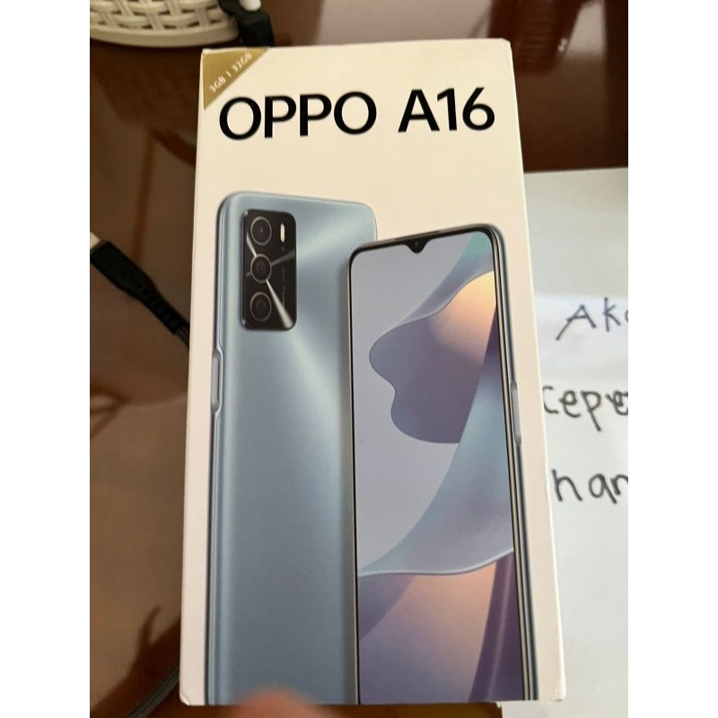 oppo a16 3/32 gb second handphone bekas 100% murah