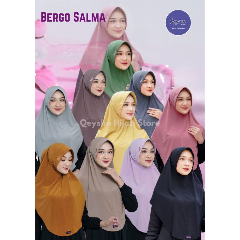 Jilbab instan bergo Salma by Qeysa Hijab model terbaru