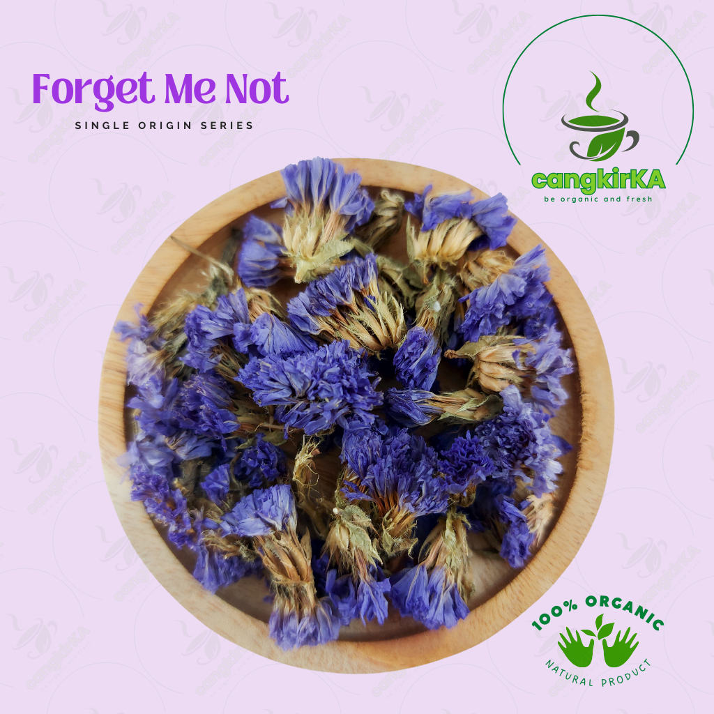

CangkirKA | Teh Bunga Forget Me Not / Forget Me Not Myosotis Flower Tea Tisane Pure Single Origin